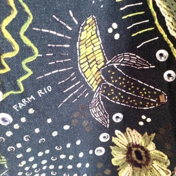 FARM Rio X Anthropologie Borogodo Green Jumpsuit - Picture 9 of 14